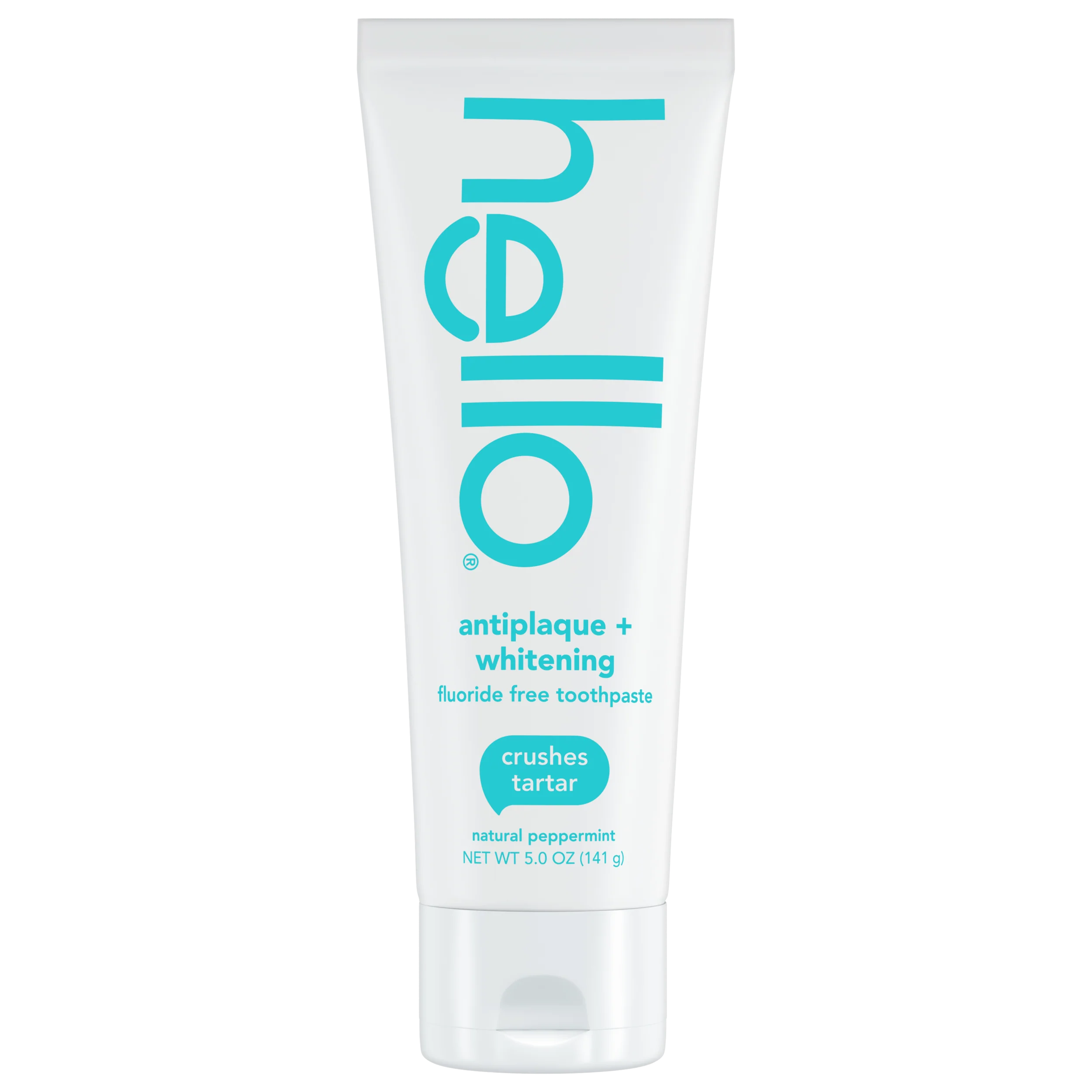 hello antiplaque + whitening fluoride free toothpaste
