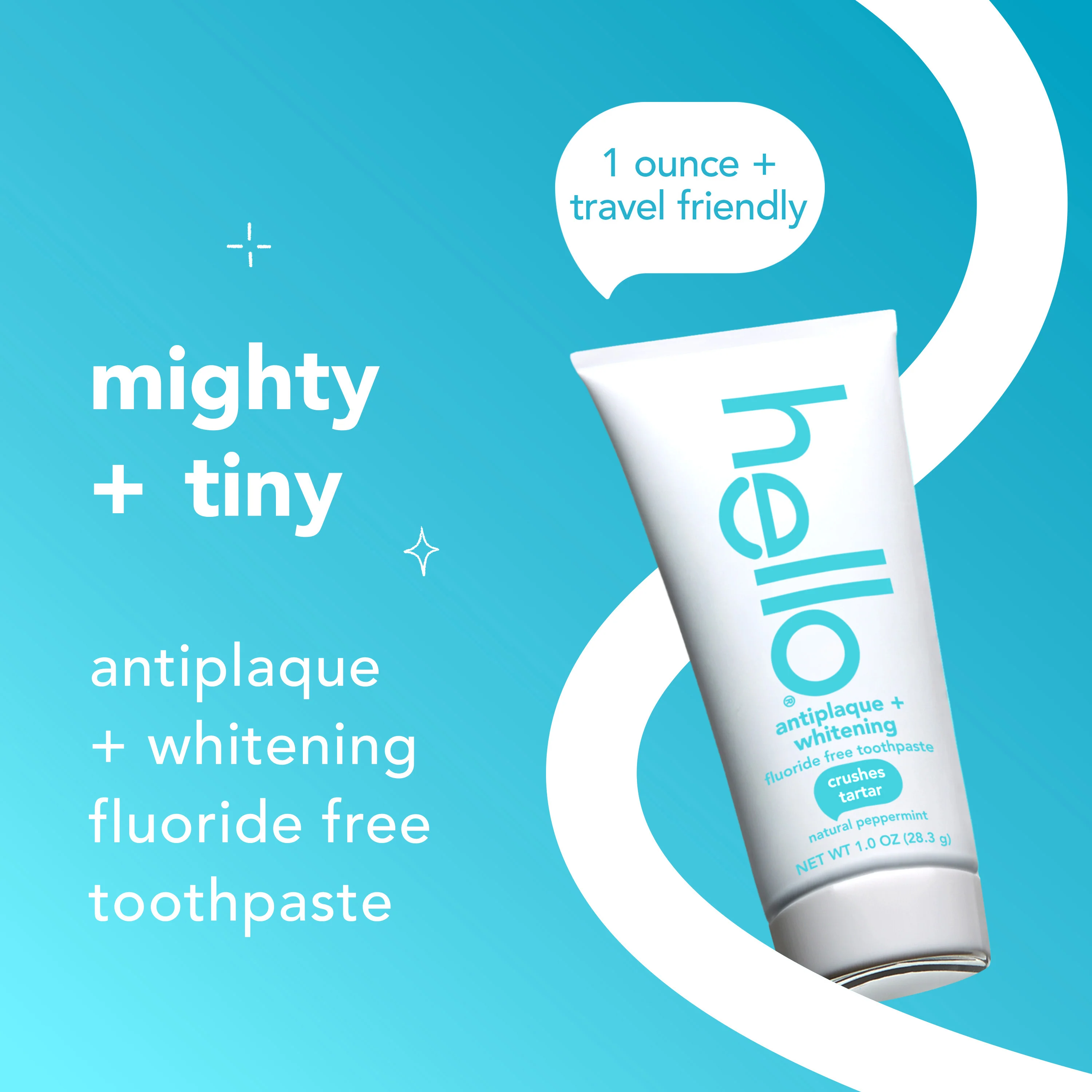 hello antiplaque + whitening fluoride free travel toothpaste - Image 4