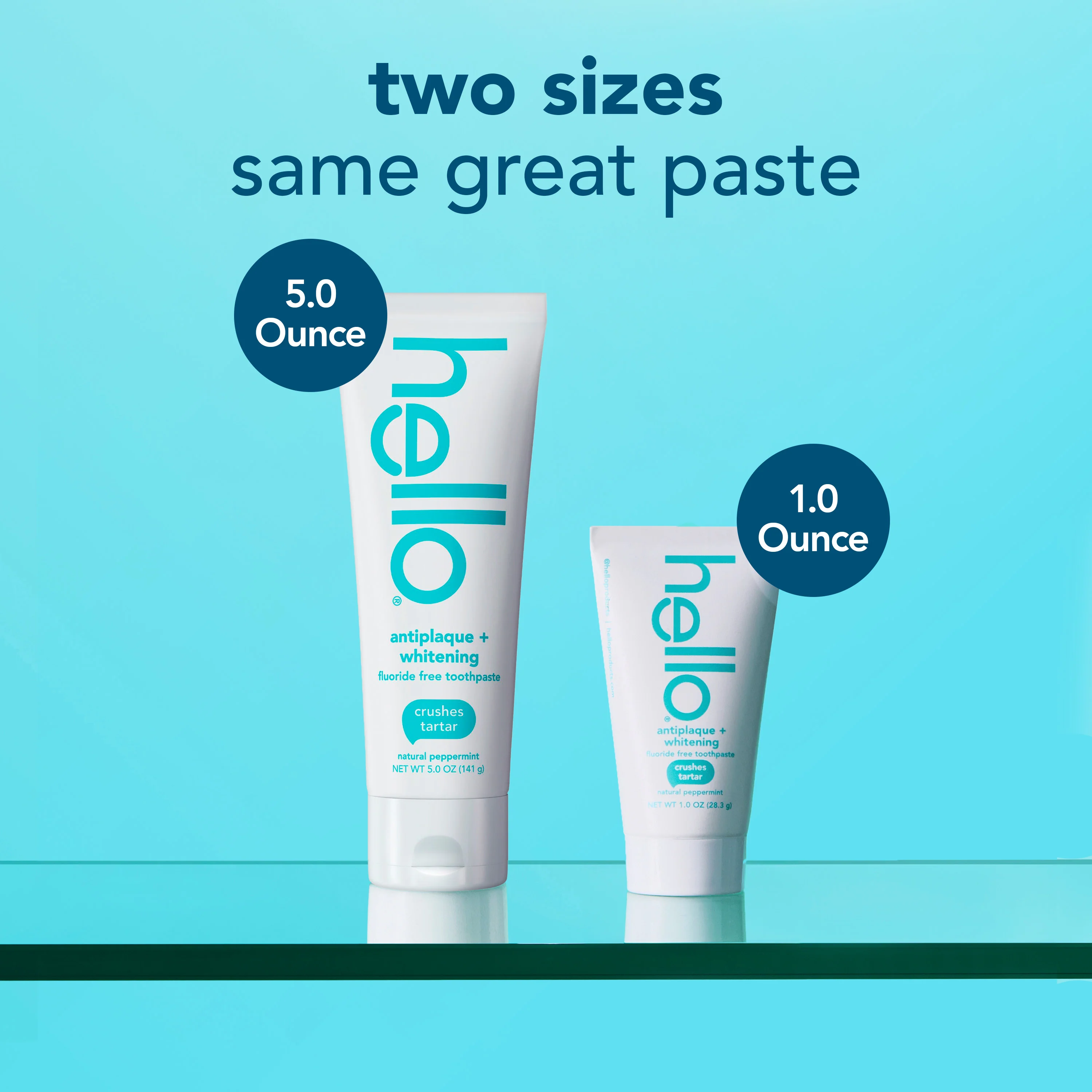 hello antiplaque + whitening fluoride free travel toothpaste - Image 7
