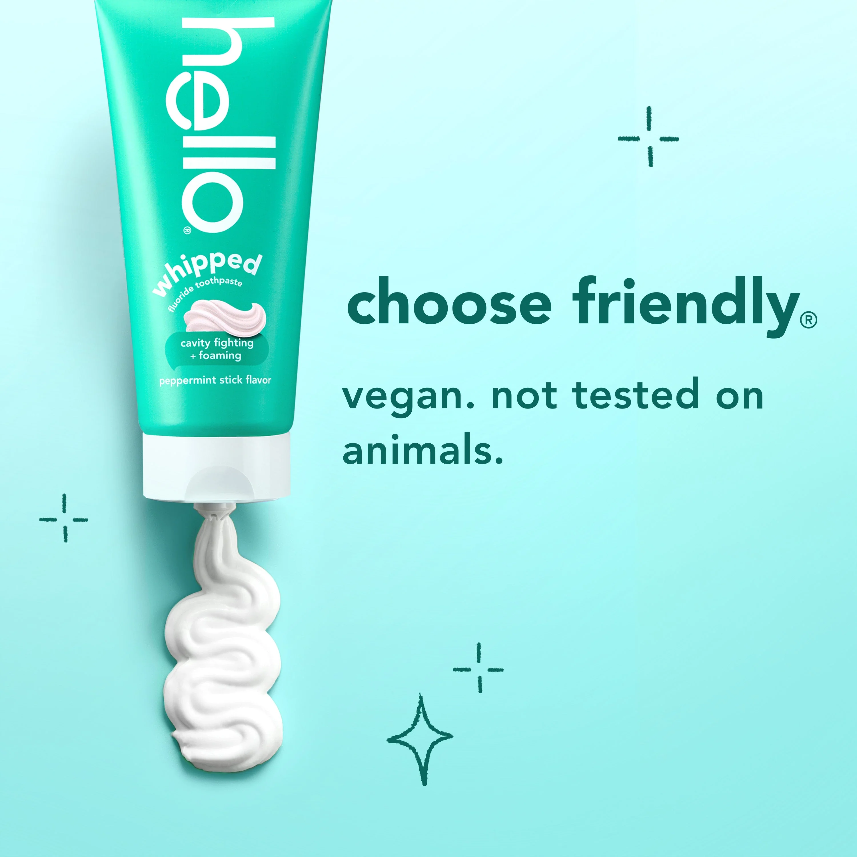 hello whipped peppermint stick fluoride toothpaste - Image 7